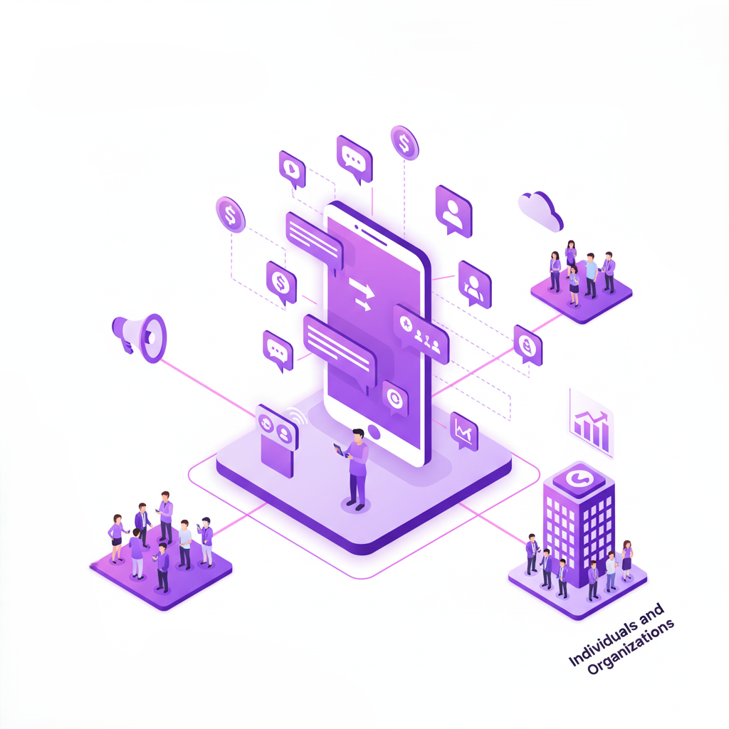 Bulk SMS Illustration