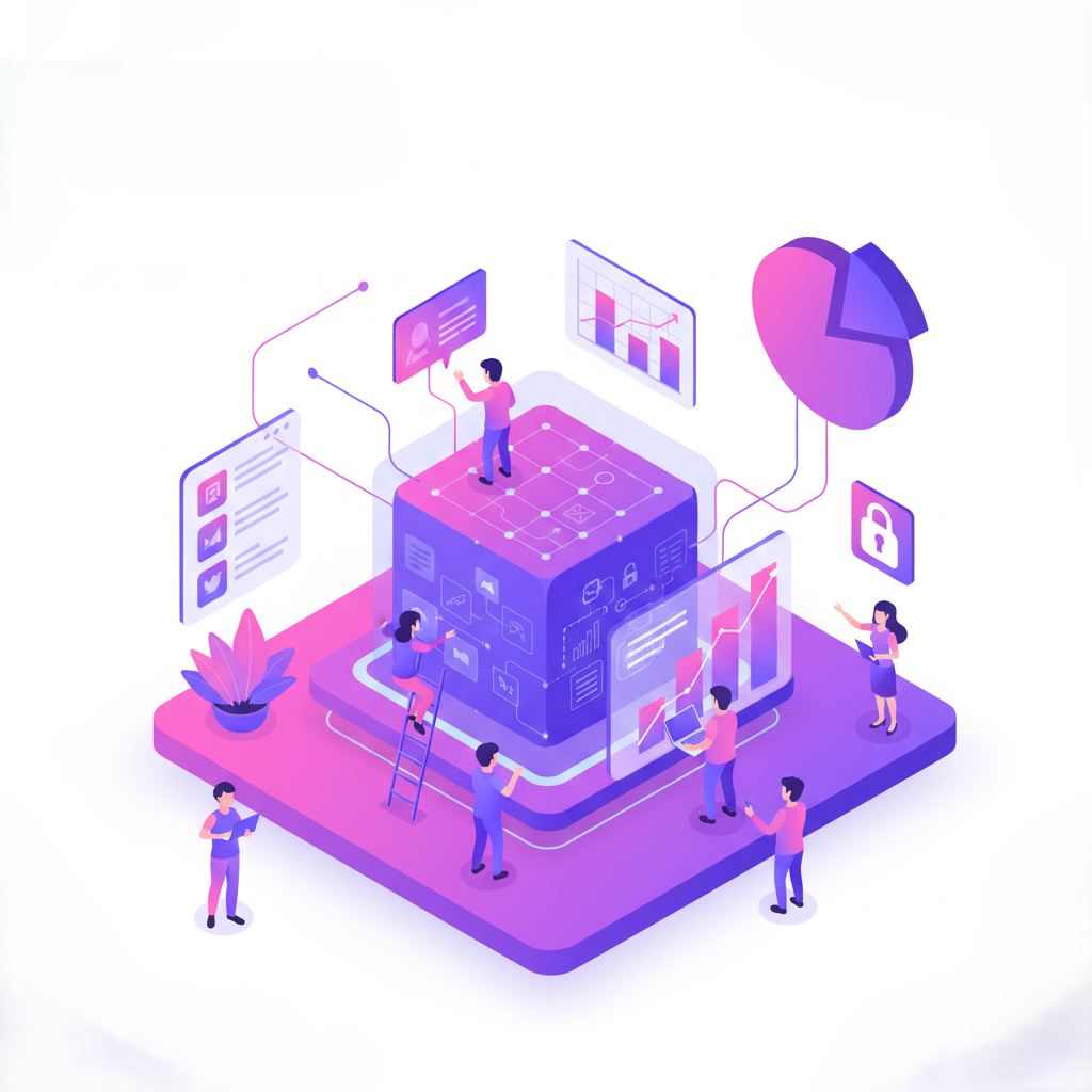 Data Analysis Management Illustration